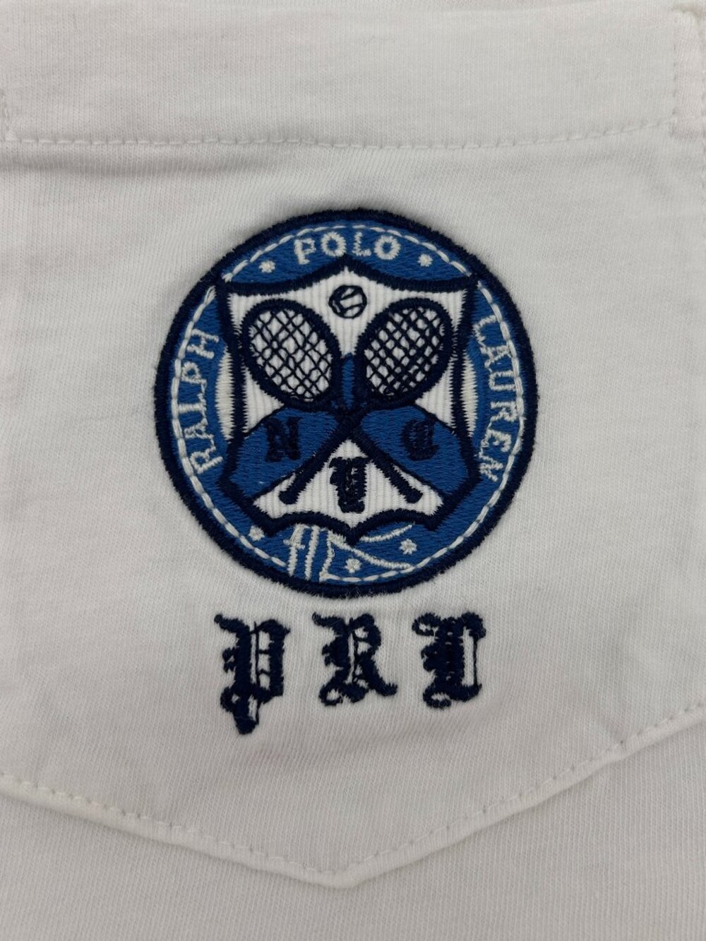 Polo Ralph Lauren Wimbledon Shirt Men's Size XL Embroidered Patch Pocket